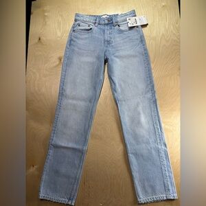 Zara Women's Straight Leg Jeans Light 6 28/31 28x31 31” inseam NWT 28